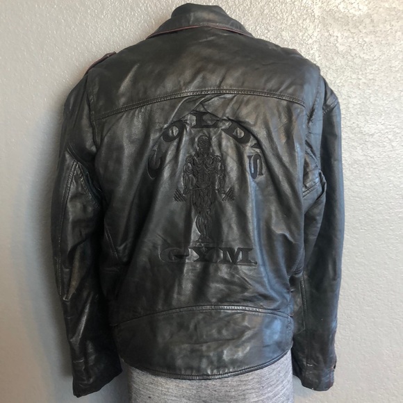Gold’s Gym Leather Moto Jacket with Belt - Picture 9 of 15